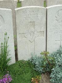 Bethune Town Cemetery - Brown, J