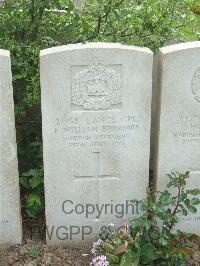 Bethune Town Cemetery - Burrows, Frederick William