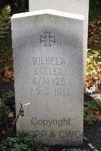 Bethune Town Cemetery - Egeler, Wilhelm