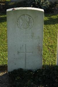 Bois-Carre Military Cemetery Haisnes - Corrigan, James