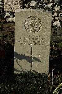 Bois-Carre Military Cemetery Haisnes - Drummond, P