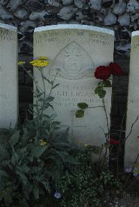 Bois-Carre Military Cemetery Haisnes - Gilligan, P