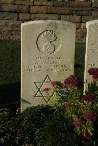 Bois-Carre Military Cemetery Haisnes - Jacobs, A