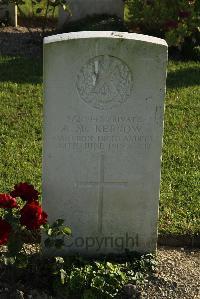 Bois-Carre Military Cemetery Haisnes - McKerrow, Andrew