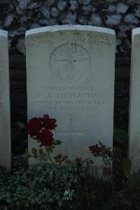 Bois-Carre Military Cemetery Haisnes - Monaghan, P J