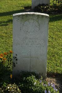 Bois-Carre Military Cemetery Haisnes - Shaw, J