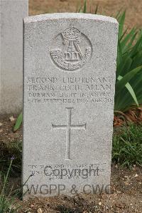 St. Sever Cemetery Rouen - Allan, Frank Cecil