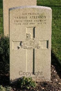 St. Sever Cemetery Rouen - Atkinson, Samuel