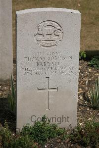 St. Sever Cemetery Rouen - Barratt, Thomas Robinson