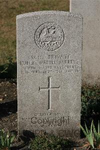 St. Sever Cemetery Rouen - Barrett, Hubert Walter