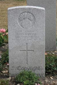 St. Sever Cemetery Rouen - Barton, John