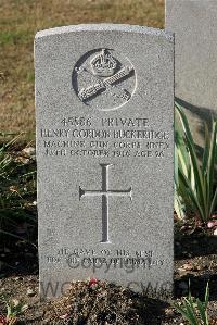 St. Sever Cemetery Rouen - Buckeridge, Henry Gordon