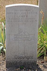 St. Sever Cemetery Rouen - Caborn, John William Arthur