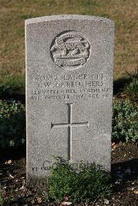 St. Sever Cemetery Rouen - Carruthers, James Willie