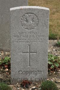 St. Sever Cemetery Rouen - Cross, William John Bottoms