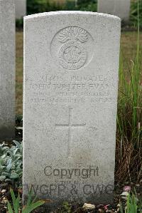 St. Sever Cemetery Rouen - Evans, John Walter