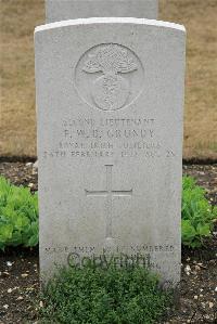 St. Sever Cemetery Rouen - Grundy, Frederick William David