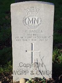 Grangegorman Military Cemetery - Barber, John Charles