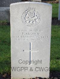 Grangegorman Military Cemetery - Brown, Peter