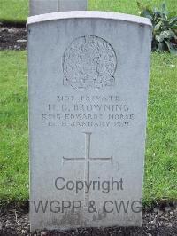 Grangegorman Military Cemetery - Browning, H G