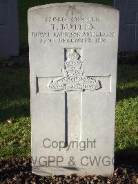 Grangegorman Military Cemetery - Butler, T