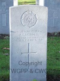 Grangegorman Military Cemetery - Carroll, J