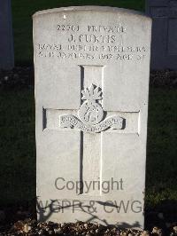 Grangegorman Military Cemetery - Curtis, James