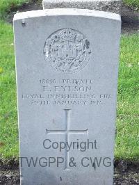 Grangegorman Military Cemetery - Eylson, Edward