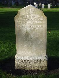 Grangegorman Military Cemetery - Geddes, Alex