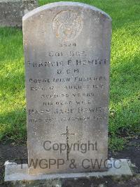 Grangegorman Military Cemetery - Hewitt, Francis E