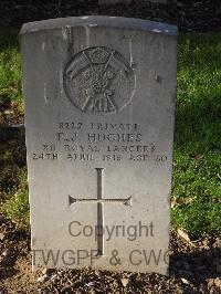 Grangegorman Military Cemetery - Hughes, Frederick John