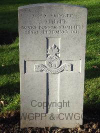 Grangegorman Military Cemetery - Hunt, John