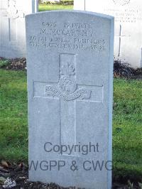 Grangegorman Military Cemetery - McCarthy, M