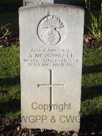 Grangegorman Military Cemetery - McDonnell, Alexander