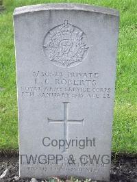 Grangegorman Military Cemetery - Roberts, Leslie Craig