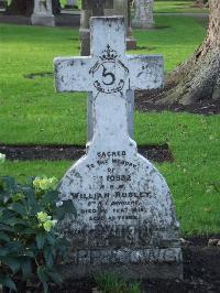 Grangegorman Military Cemetery - Rubley, W