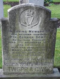 Grangegorman Military Cemetery - Scott, George