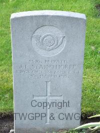 Grangegorman Military Cemetery - Stainthorpe, J E