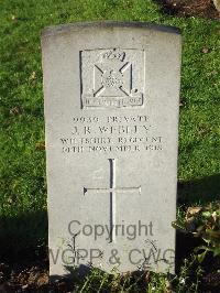 Grangegorman Military Cemetery - Webley, J R