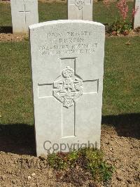 Blighty Valley Cemetery - Burgin, F