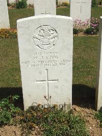 Blighty Valley Cemetery - Cook, W J