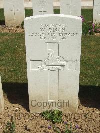 Blighty Valley Cemetery - Dixon, W