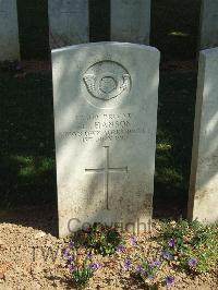 Blighty Valley Cemetery - Hanson, E