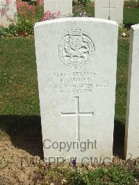 Blighty Valley Cemetery - Moore, H