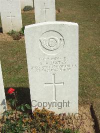 Blighty Valley Cemetery - Oates, Sidney Augustus