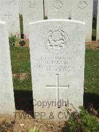 Blighty Valley Cemetery - Parkin, J