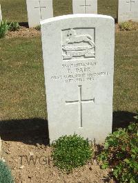 Blighty Valley Cemetery - Parr, F