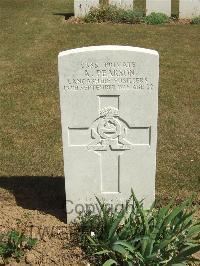 Blighty Valley Cemetery - Pearson, Albert