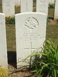 Blighty Valley Cemetery - Rogers, J W