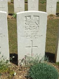 Blighty Valley Cemetery - Shaw, W